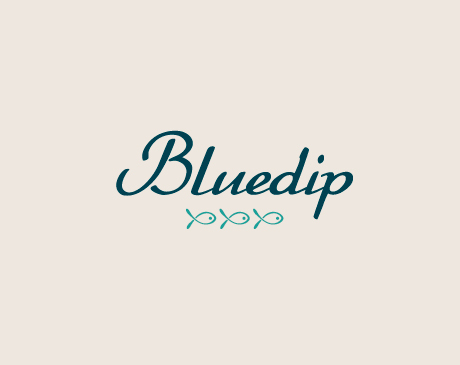 Diseño de logotipo de la empresa BLUEDIP Moda