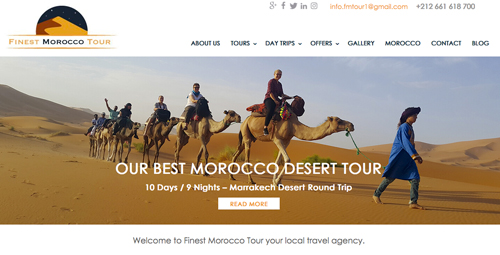 diseño página web agencia de viajesa