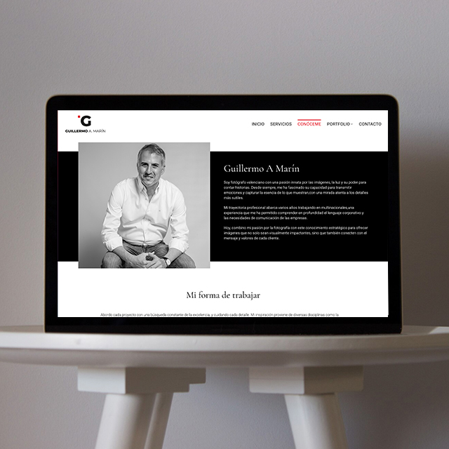diseño web Madrid fotografia